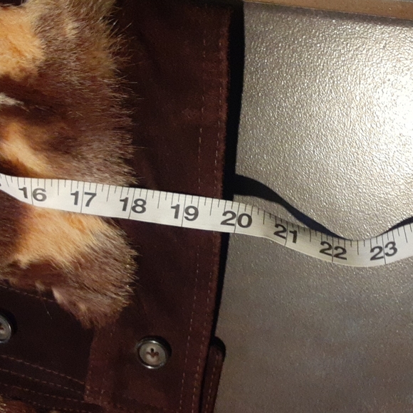 Vintage Fur & Suede Jacket - Picture 12 of 12